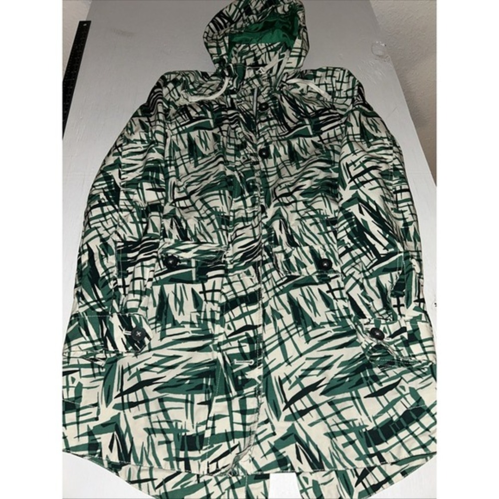 Tommy Hilfiger Women's‎ Printed Hooded Parka Small
